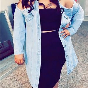 Longline Denim Jacket